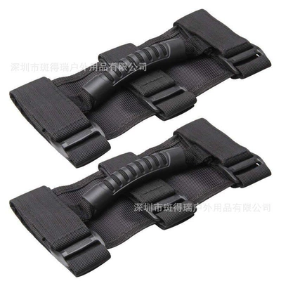Cross-Border Wrangler Off-Road Vehicle Auxiliary Handle, Roof Inner Handle, Door Limit Strap, Wide Version Car Armrest (Armrest, handle, handle) - ordinary-abs-handle-black-single