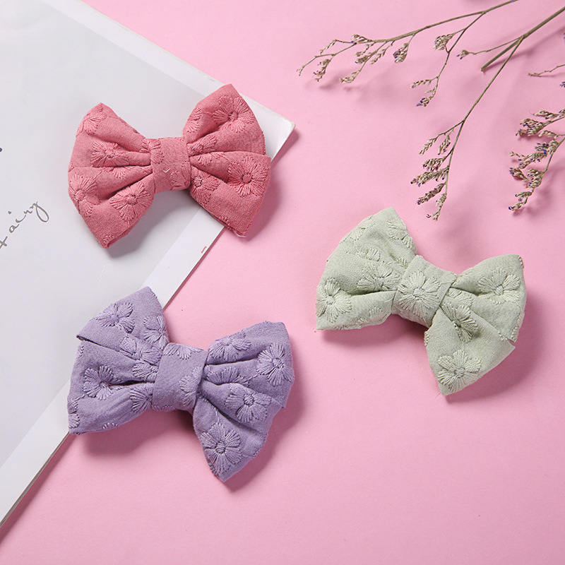 Children's multicoloured hairgrip with bow
