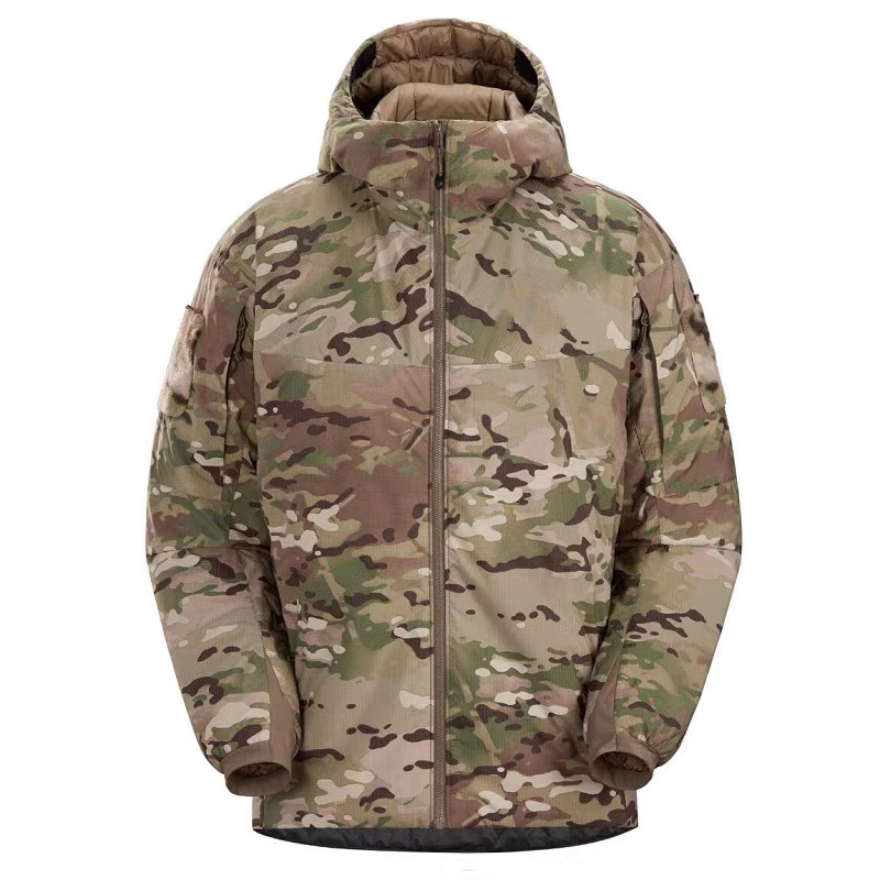 Tactics winter travel keep warm camouflage down jacket
