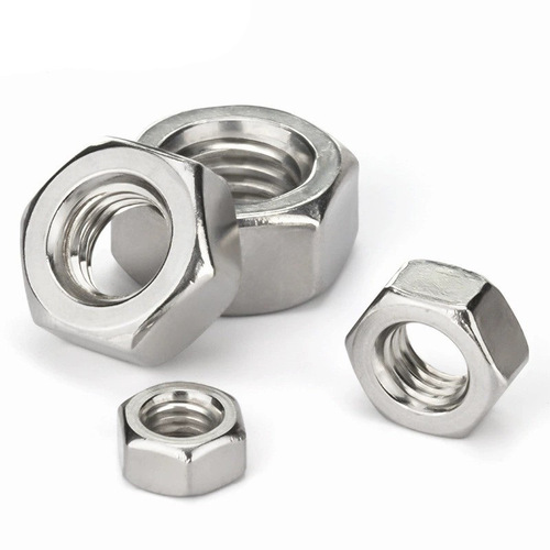 304 stainless steel counter-thread hexagonal nut M3-M20 left-thread nut left-hand hexagonal nut DIN934