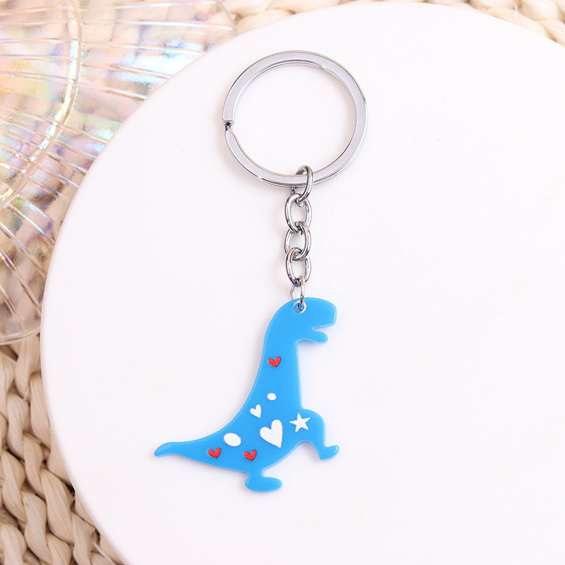 Simple Style Solid Color Stainless Steel Printing Keychain display picture 8