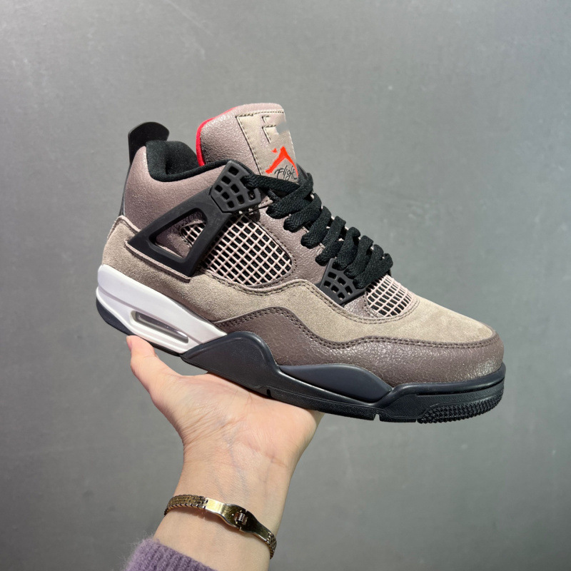 High-Quality Putian Shoes Aj4 Mid-Top Basketball Shoes Men's Air-Cushioned Thick-Soled Casual Sneakers Women's Flight Club Trendy Shoes