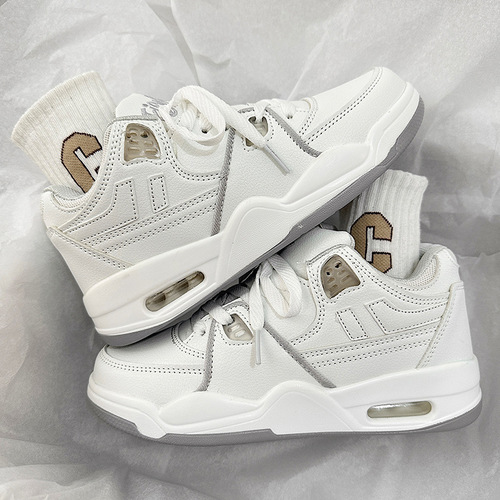 ins street photography spring  new versatile dad shoes couple Hong Kong style casual air cushion running sneakers for men and women