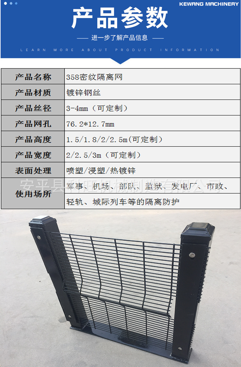 密纹网产品参数
