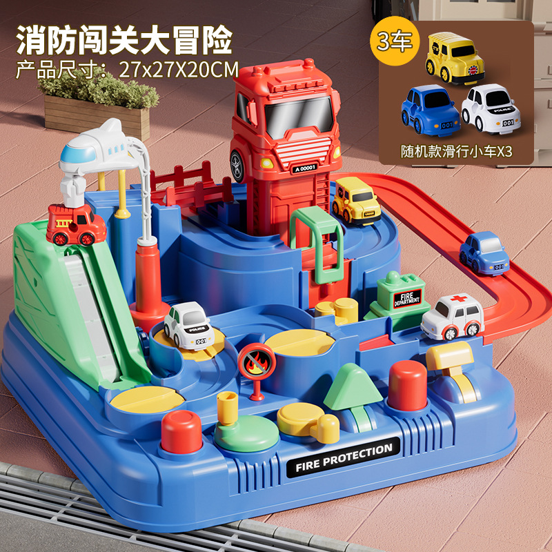 Fire edition [large size] adventure + 3 cars (e-commerce box)