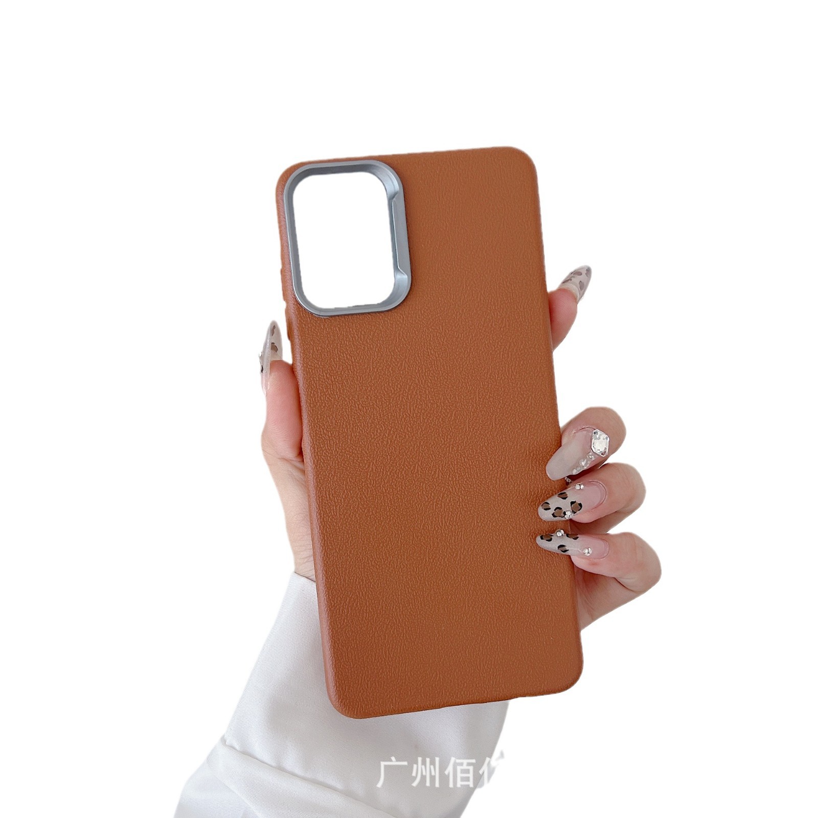 Aplicable a Samsung A06 caja de teléfono celular gran agujero de cuero simple TPU cubierta de teléfono celular S25 otoño y invierno comercio exterior nuevo modelo transfronterizo image 6