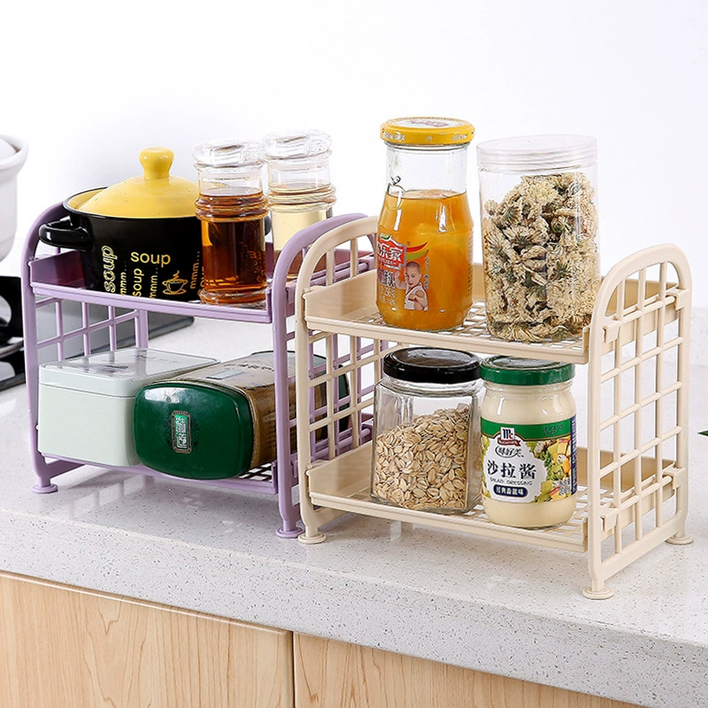 Креативная Косметика Ювелирные изделия Двухслойная Складная стойка для хранения Простой бытовой Настольный стеллаж для хранения в ванной комнате Стеллаж для хранения