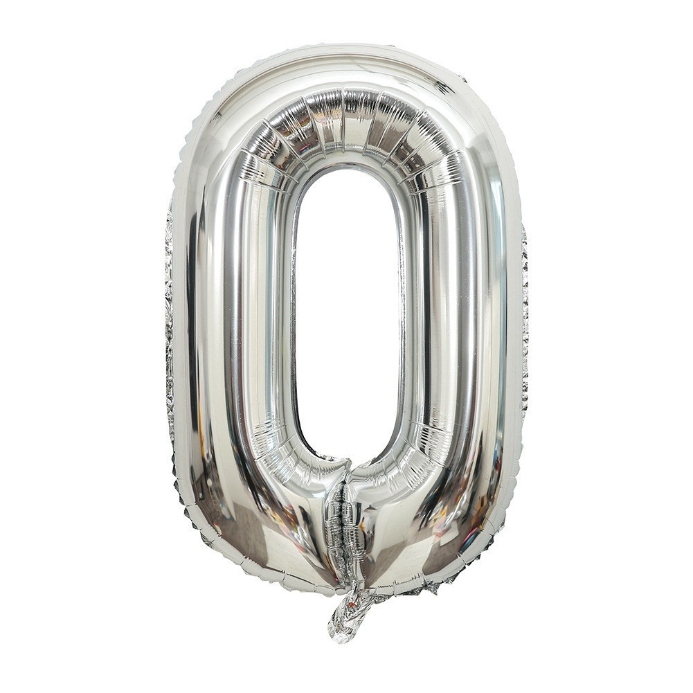 Globo de aluminio digital de 40 pulgadas, globo de aluminio con números grandes, versión delgada de 90 cm, varios colores de globos con números