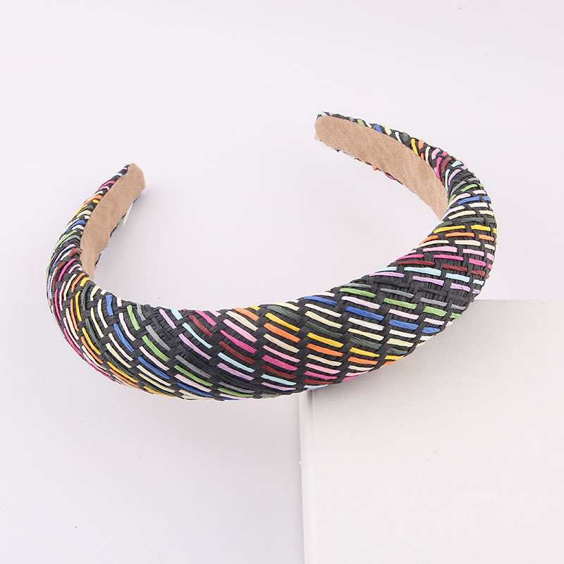 Fashion Mesh Woven Multi-color Sponge Headband display picture 6