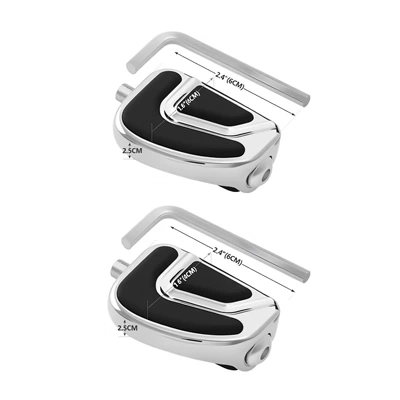 Suitable for Harley Road King Motorcycle pedals - electroplating-a-pair-of-gear-lever-heads