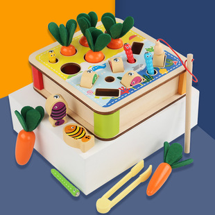 Fishing Toys for Kidsren 1-3 Years Old, One and a Half Year Old Female Baby Toys, 2-Year-Old Educational Early Education Toddler Boy Magnetic Fish