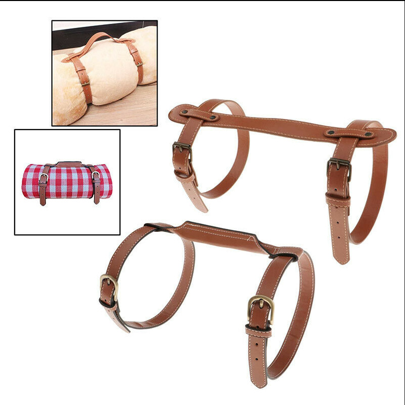 PU cuero al aire libre camping yoga Mat correa de la correa de yoga Correa portátil correa de yoga ajustable