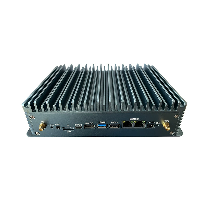 Промышленный контроллер RK3588 All-in-One AI Edge Computing Box Gigabit Dual Network Port Industrial Machine