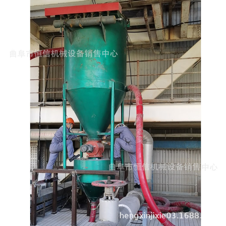 粉煤灰进两个储料罐气力吸灰机 出料称重定量气力吸灰机zcjb 生产