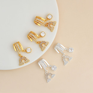�߱�ɫ��ʯ���ǐ�����ͨ��������18K���diy������錚���