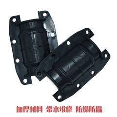 PE哈夫節搶修接PVC水管修補pe接頭大口徑110快接抱箍管道水管配件