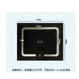 Стеклянная умная световая панель для кровати, сенсорный универсальный беспроводной переключатель с аксессуарами с зарядкой, bluetooth