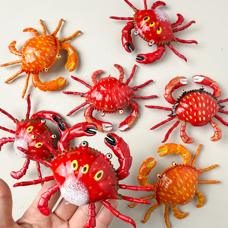 Cross-border Cute Simulation Crab Shape Refrigerator Sticker Body Activity Painted Refrigerator Sticker Home Decoration Daily Supplies Cross-border Cute Simulation Crab Shape Refrigerator Sticker Body Activity Painted Refrigerator Sticker Home Decoration Daily Supplies