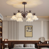 Ретро люстра для гостиной, светильник, в американском стиле, французский стиль, изысканный стиль