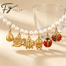 �ɰ�����ϵ�е�׹�ϼ�����ֶ�18K���ɫư����ţС��DIY��Ʒ�Ҽ�