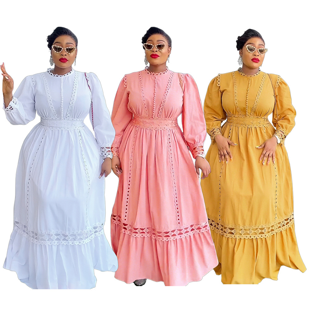 Women's Clothing plus size long skirt elegant long dress skirt_ipsvogv.com