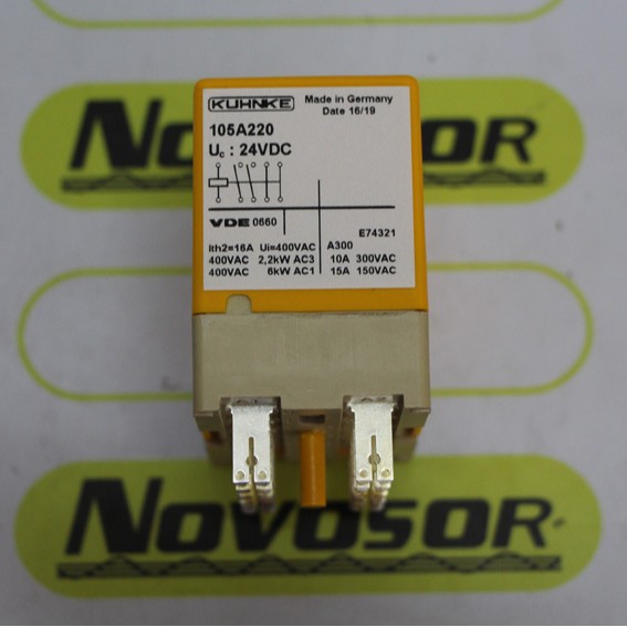 KUHNKE继电器105A220  24VDC