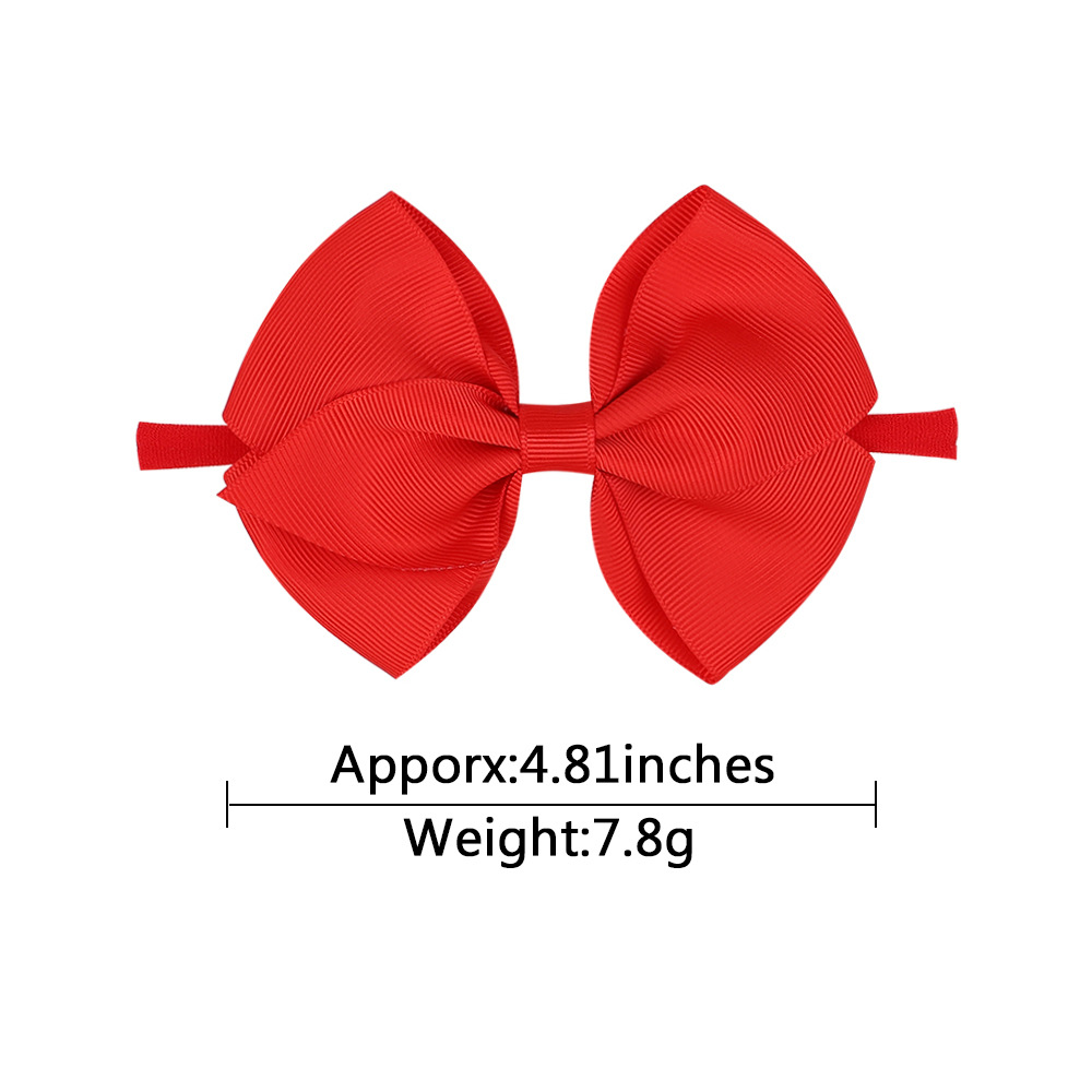 Cross-border New Arrival Baby Hair Accessories European And American Fashion Bowknot Hair Band Elastic Princess Girls' Headband Wholesale display picture 2