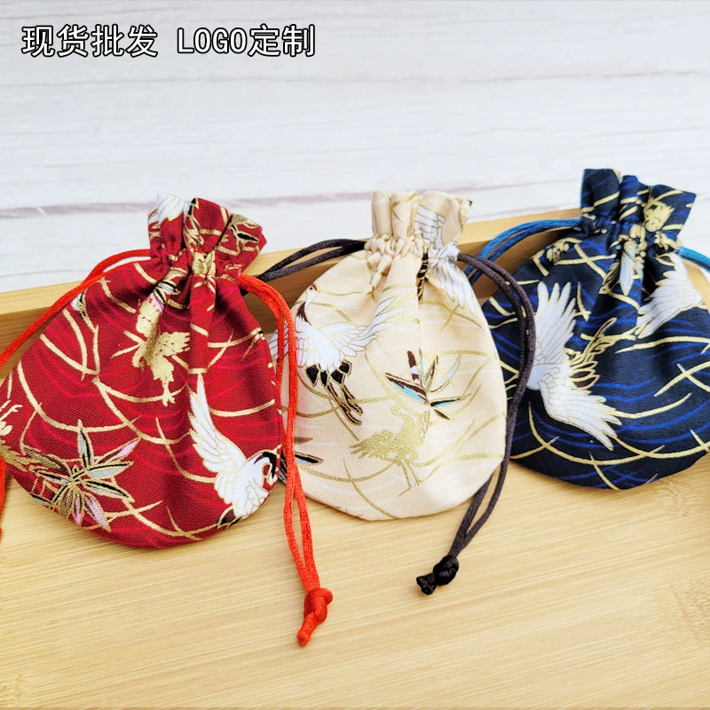 Huidi Meng Sachet Bag Карман в комплекте и сумка для ароматов Шнурок Парча Бронзовое Саше Вышивка Печатная Подарочная сумка для хранения