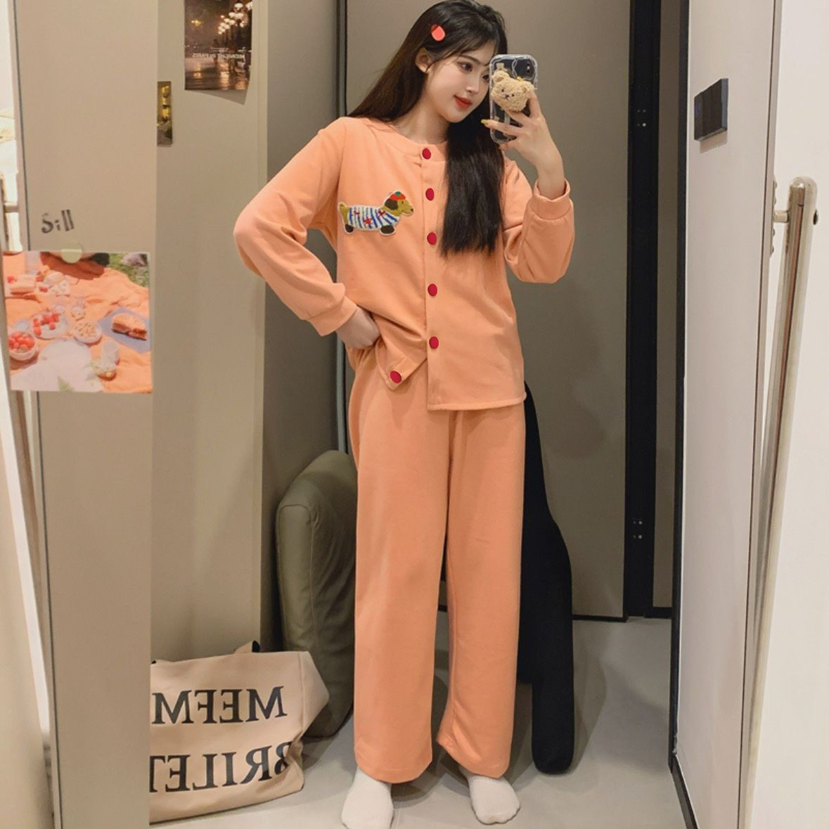 7347#Orange Dachshund