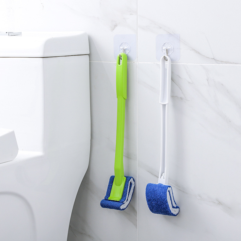 Shampoo-free toilet brush household long handle non-dead angle soft fur toilet toilet toilet toilet cleaning brush wholesale