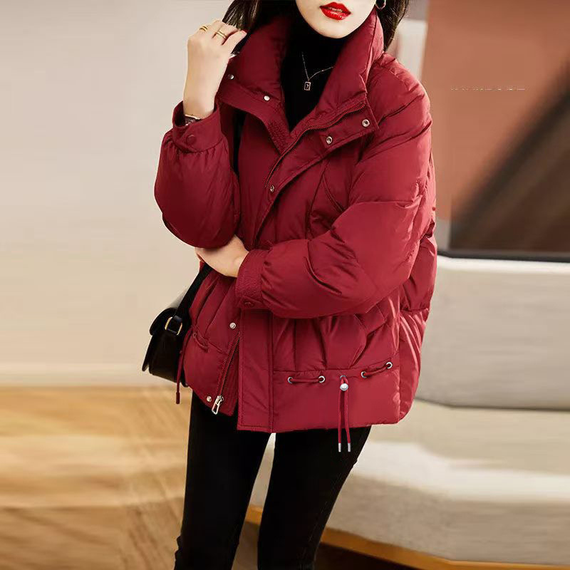 羽绒棉服女短款冬季新款时尚棉袄宽松显瘦加厚保暖外套棉衣|undefined