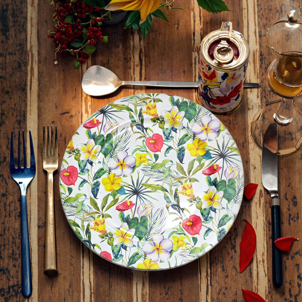 Fábrica directa de placas de carga de comercio exterior transfronterizo fruta placa de decoración impresa UV restaurante europeo boda