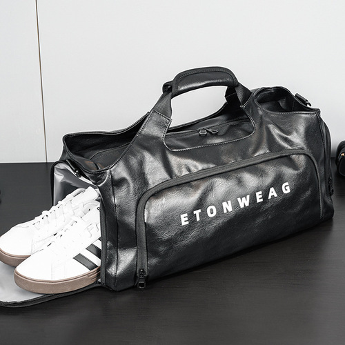 Wholesale dry and wet separation large-capacity fitness bag independent shoe position short-distance travel bag luggage bag sports shoulder bag