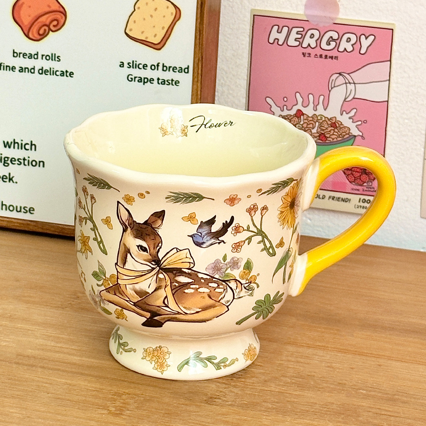 Hermosas tazas de cerámica de pie alto copas de agua caseras tazas de regalo tazas de oficina tazas de café de alto valor facial tazas de infusión