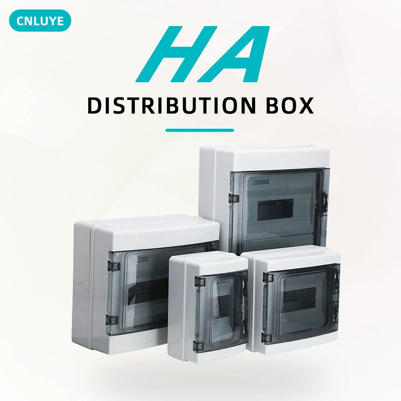 Серия HA IP65 класса огнестойкая распределительная коробка 4-24 контура наружная водонепроницаемая коробка фотоэлектрический выключатель пластиковая коробка