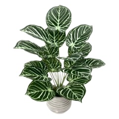 国境を越えた北欧風シミュレーション緑植花キャンドル葉蔓緑絨毛偽樹客間室内室外庭園造景装飾