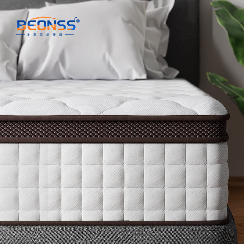boxed mattress hybrid mattress, zero pressure foam inner spring mattress for ease