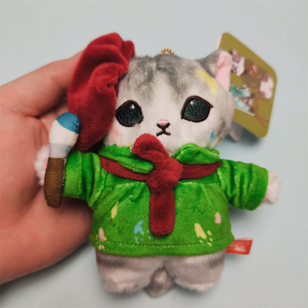 화가 상어 고양이 펜던트