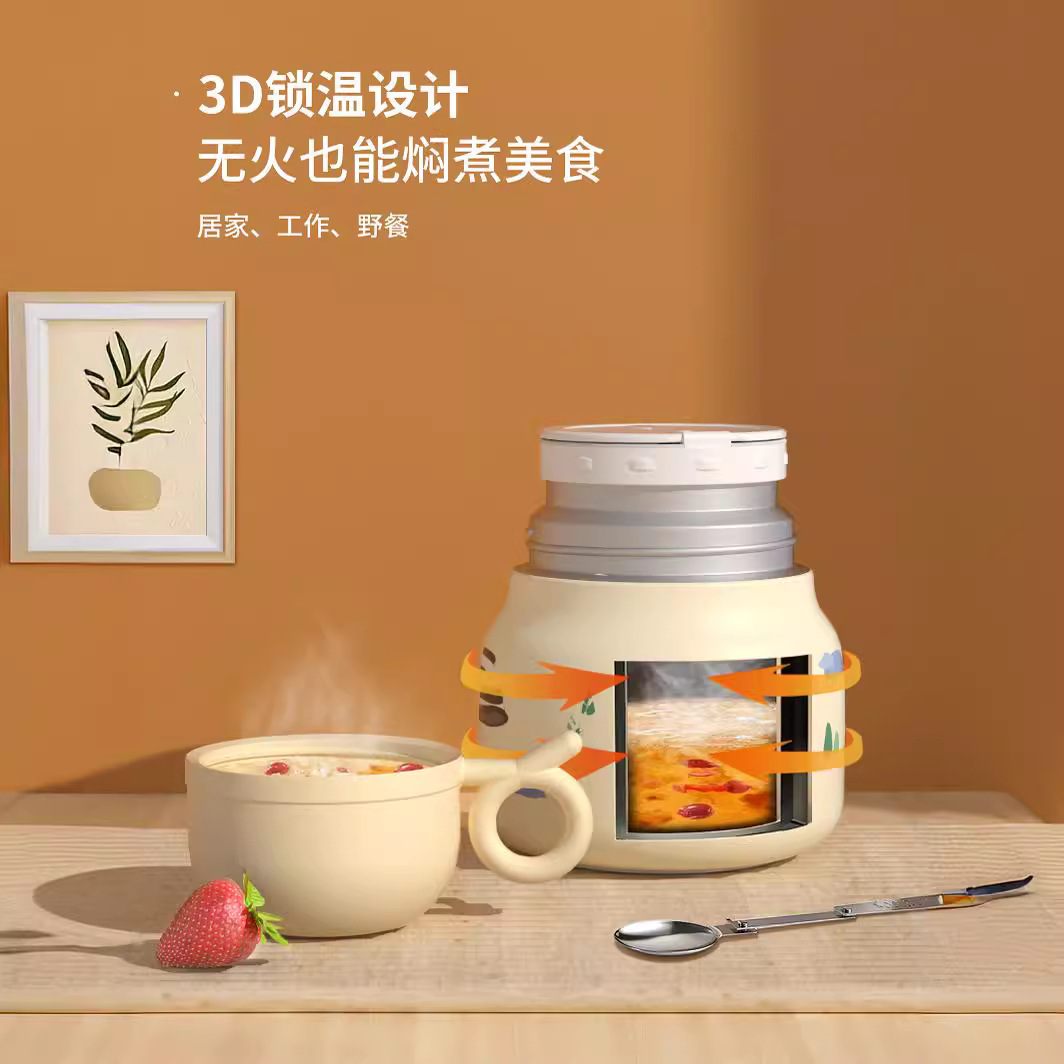 Panda burbuja copos 316 de acero inoxidable de alto valor nominal taza de aislamiento de doble capa con taza cucharada hermosa chica de aislamiento de calor