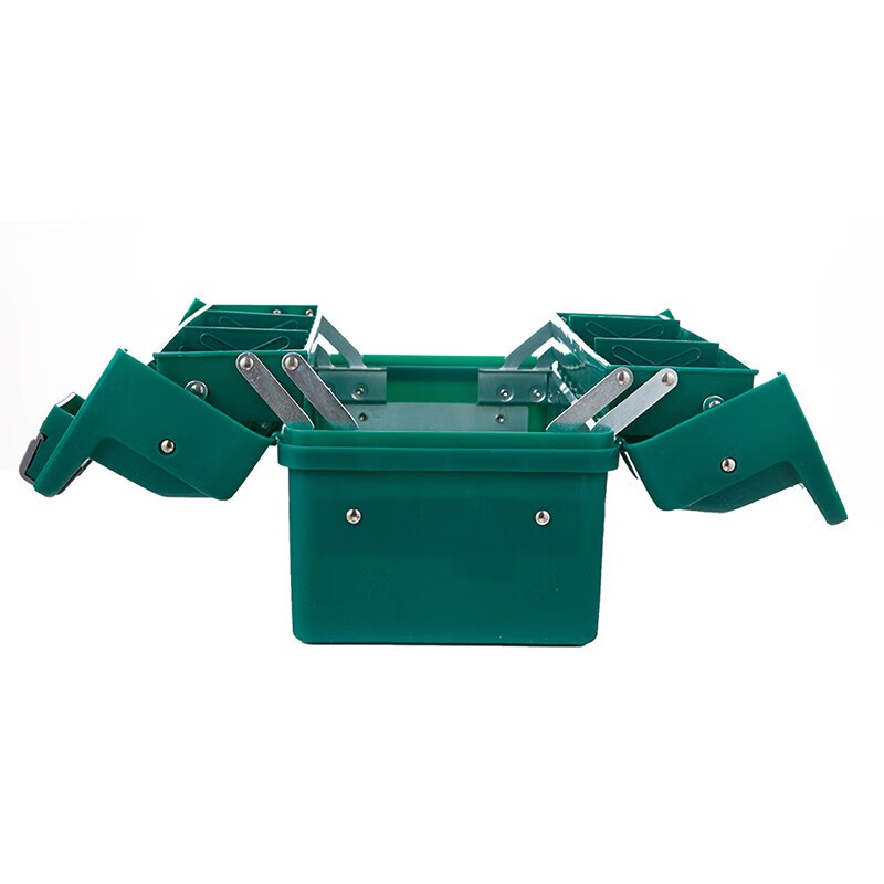 SATA 95166 caja de herramientas de plástico de tres voltas 17 pulgadas