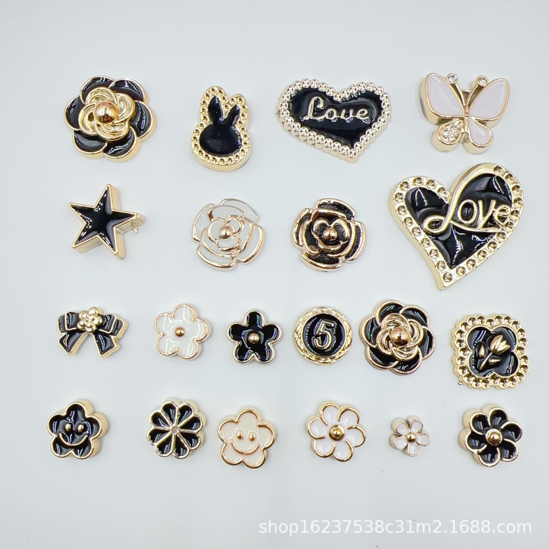 Corea del Sur Xiaofangfengdiy accesorios de joyería goteando aceite camellia amor parche de resina de zapatos de caja de teléfono móvil piezas de decoración de flores