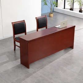 双人会议桌长条桌办公桌桌子油漆三人位条形桌会议室桌椅组合商务