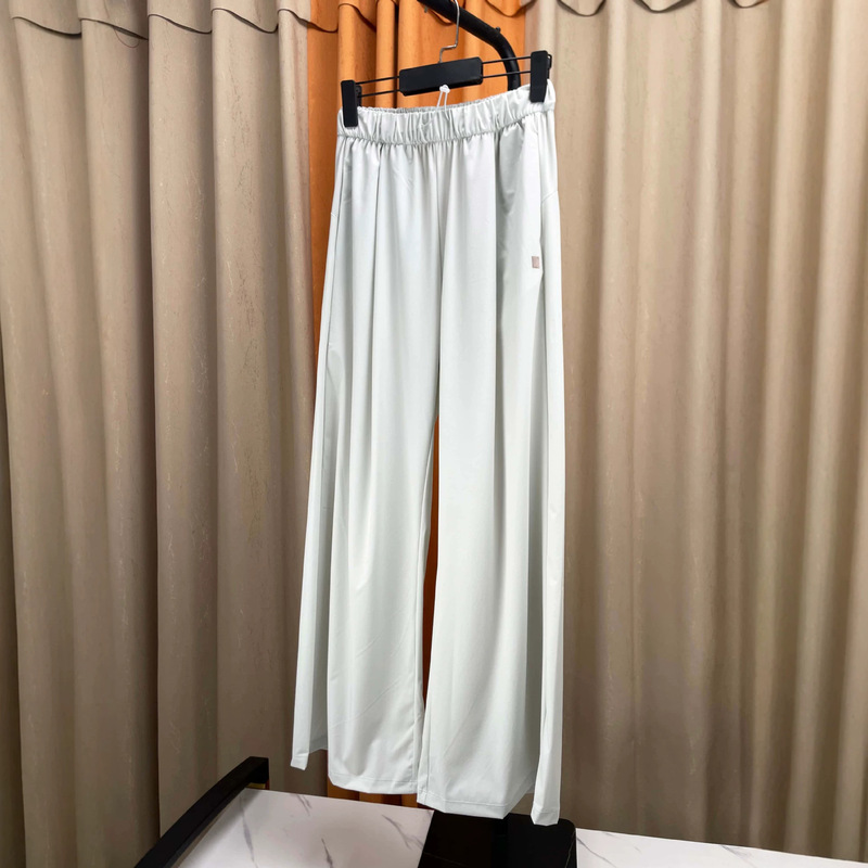 F Brand Summer New Women's Sports Cool Wide-Leg Pants, Loose Slimming High-Waisted Casual Pants with Drape Effect and Drawstring Long Pants F Brand Summer New Women's Sports Cool Wide-Leg Pants, Loose Slimming High-Waisted Casual Pants with Drape Effect and Drawstring Long Pants