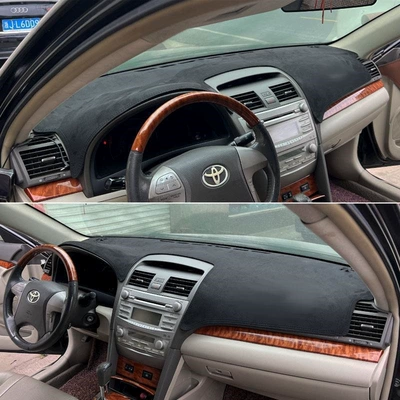 Suitable for 06-13 classic sixth-generation Camry car interior dashboard sunshade suede light-blocking pad (Günəş əleyhinə siperlik) - sixth-generation-camry-soft-suede-black-no-logo-see-details
