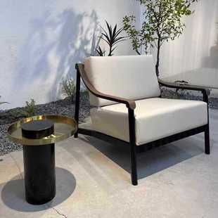 ✅ Outdoor Sofa Rattan Courtyard Villa Hotel Open-Air Aluminum Alloy Armrest Sofa Creative Office Leisure Combination