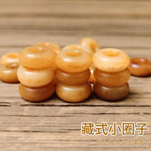 文玩藏式驼骨牛骨小圈子背运口卡扣卡子饰品配饰DIY驼骨黄料配饰