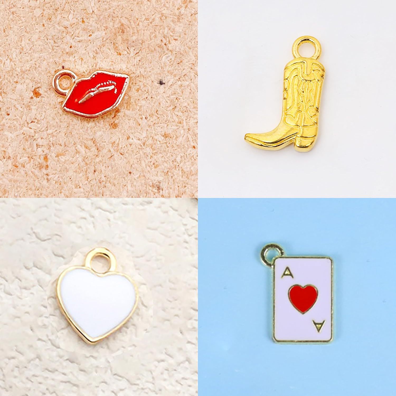 Rhinestones Inlay Material Pendant Necklace Classification Casual Sweet IG Style Fruit Heart Shape Boots Rhinestones 304 Stainless Steel Metal Wholesale Pendant Necklace