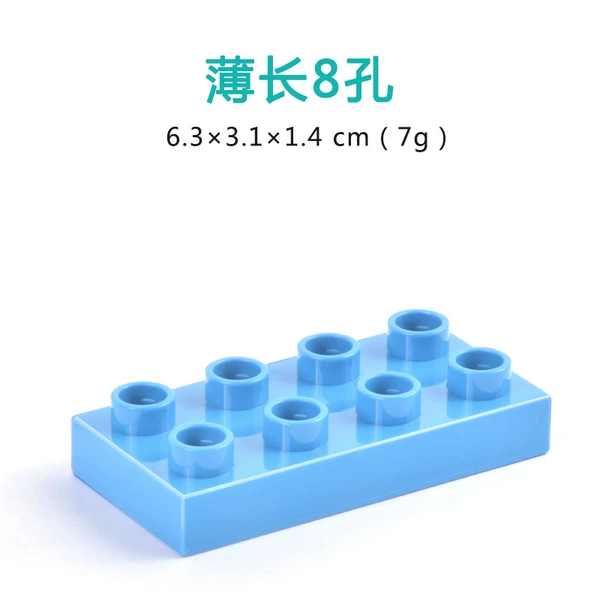 Thin 8-hole - light blue