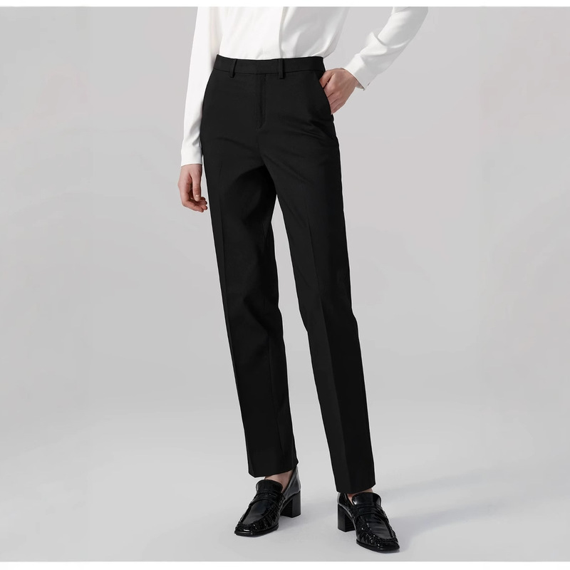 509 Summer Women's Straight Slim-Fit Wrinkle-Free Mid-Rise Moisture-Wicking Quick-Dry Casual Pants Professional Women's Suit Pants