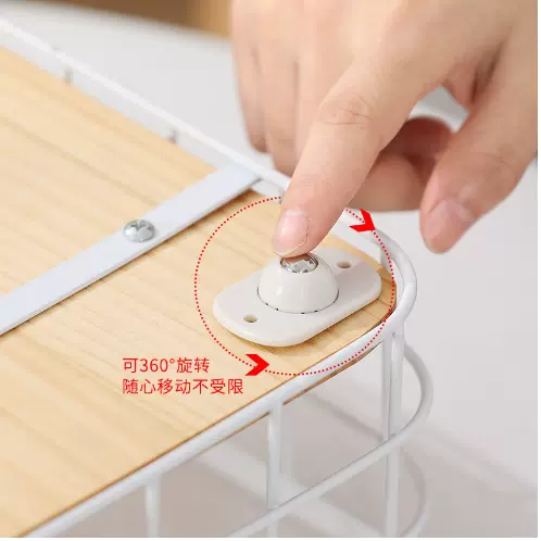 可粘贴万向滑轮4个装置物架滚轮垃圾桶轮子床底收纳箱底部万向轮